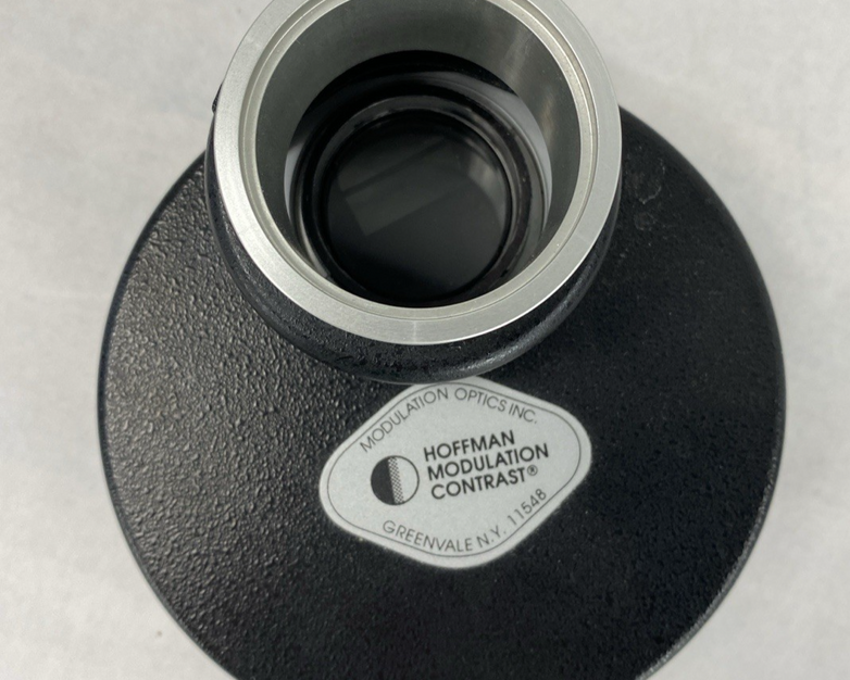 Hoffman Modulation Contrast Turret Condenser Leica Microscope 40mm WD / .5NA