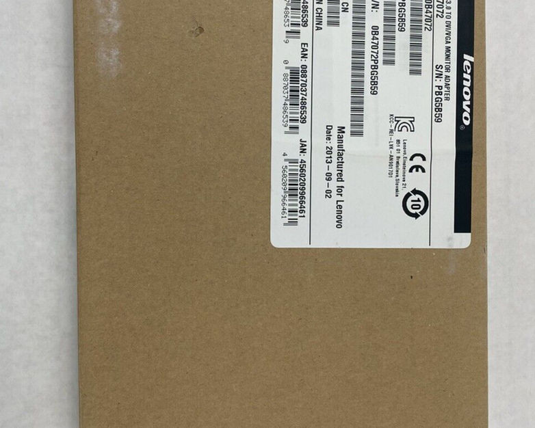 Lot of 2 Lenovo USB 3.0 to DVI/VGA Monitor Adapters Untested