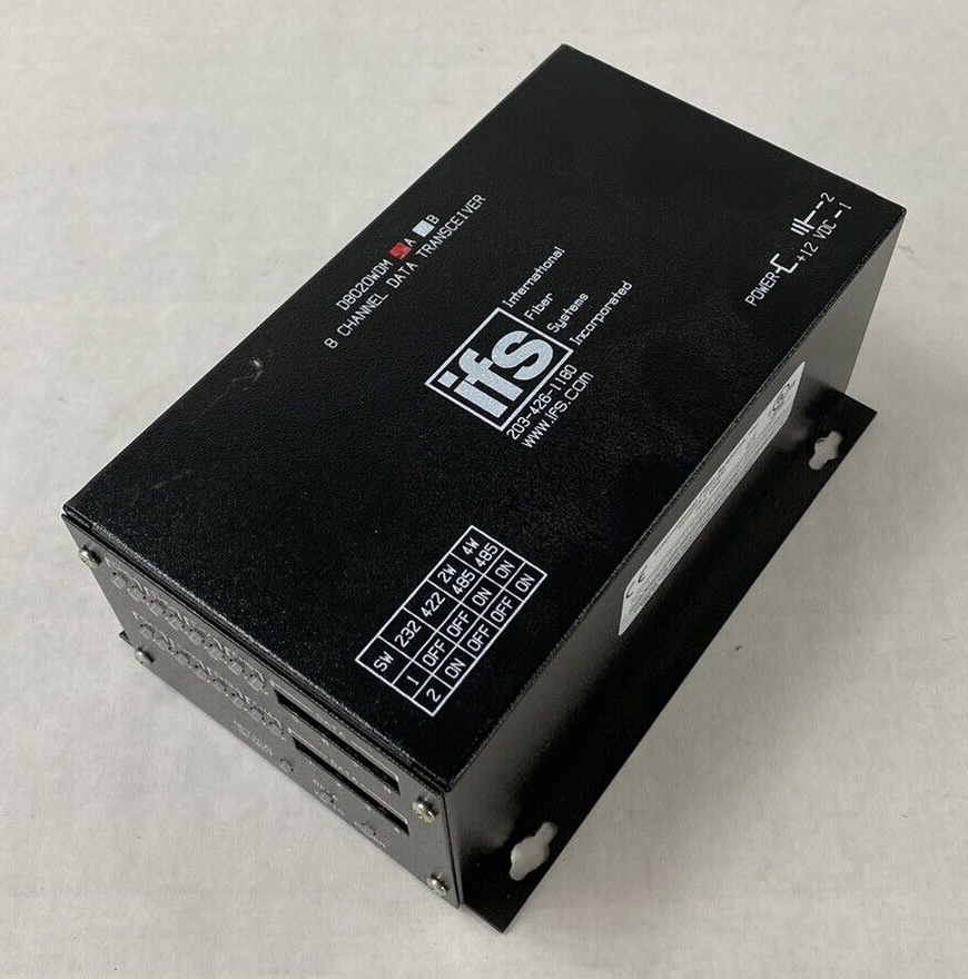 International Fiber Systems IFS D8020WDM 8 Channel Data Transceiver