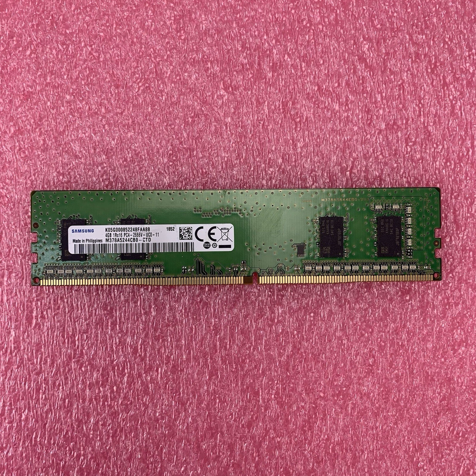 Samsung M738A5244CB0-CTD PC4-2666V-UC0-11 4GB 1Rx16 Desktop Memory RAM Lot of 35