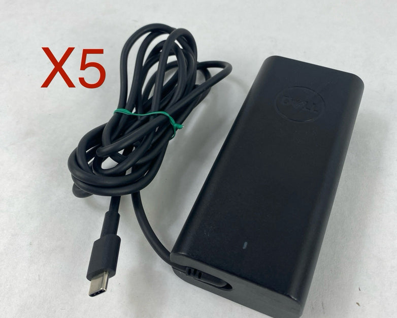 Dell DA65NM190 65W USB-C AC Adapter No Power Cord Lot of 5