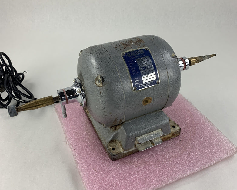 Baldor 353 S10866 Dental Polishing Lathe 2 Speed 1/4 HP 3450/1725 rpm Powers