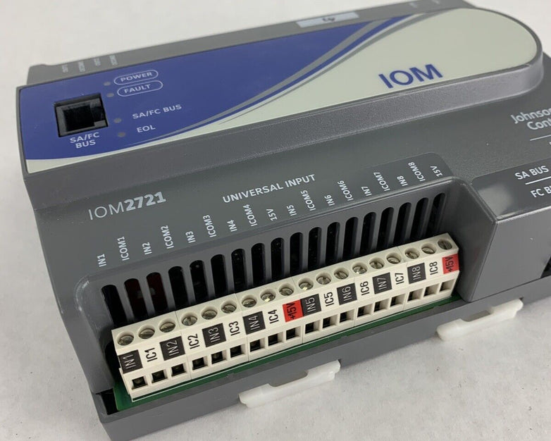 Johnson Controls Metasys IOM2721 Expansion Module MS-IOM2721-0 Power Tested