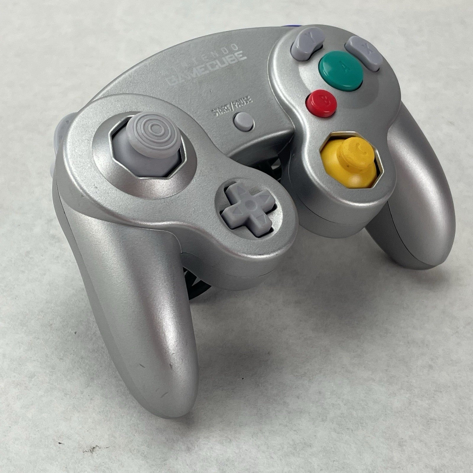 Nintendo DOL-003 GameCube Controller Silver OEM Tested0