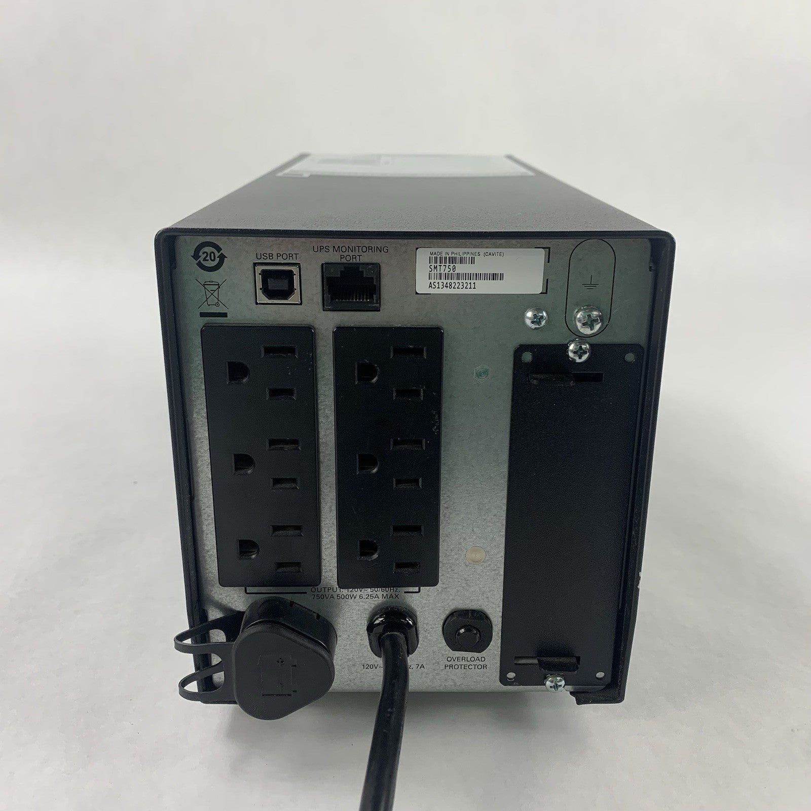 APC SMT750 UPS Smart-UPS 6 Outlet 120V Tested No Batteries3