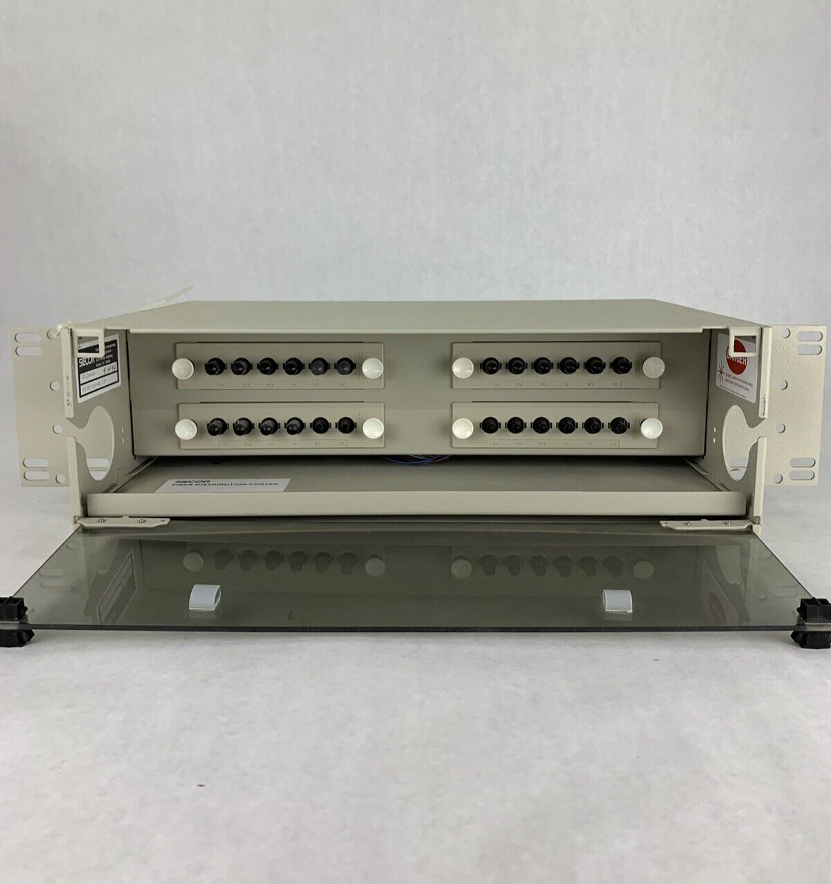 Siecor FDC-CMH-024 Rack Mount Jumper Storage Fiber Cabinet w/ Rack Ears