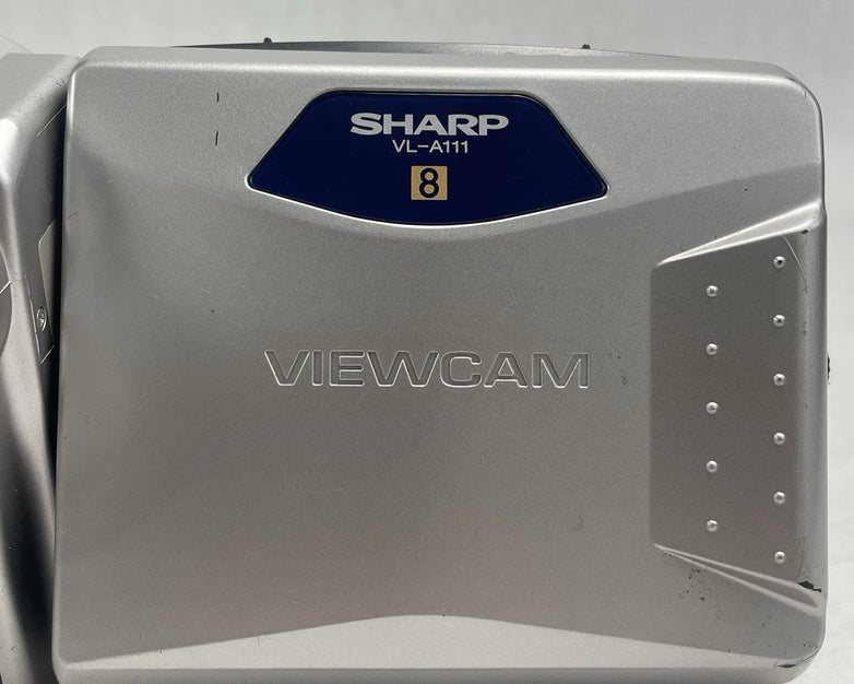 Sharp Viewcam VL-A111U 8mm Camcorder Silver 16x Zoom 2.5" LCD AC Adapter