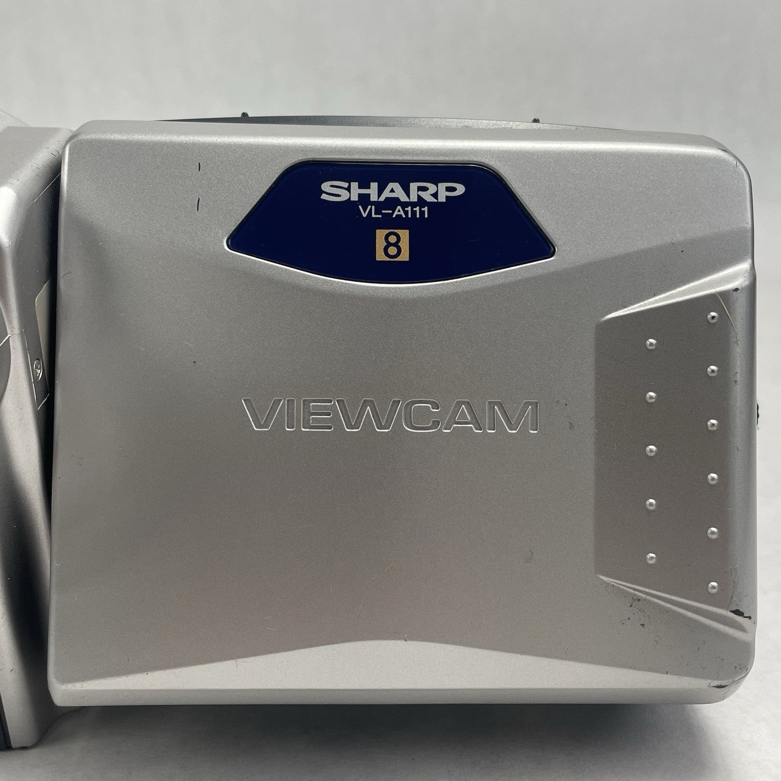 Sharp Viewcam VL-A111U 8mm Camcorder Silver 16x Zoom 2.5" LCD AC Adapter2