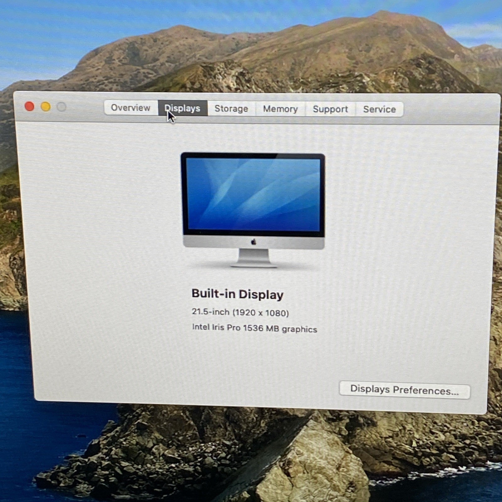 Apple A1418 iMac 21.5" 2013 2.7GHz Core i5 16GB RAM 1TB HDD Fusion macOS 10.15.82
