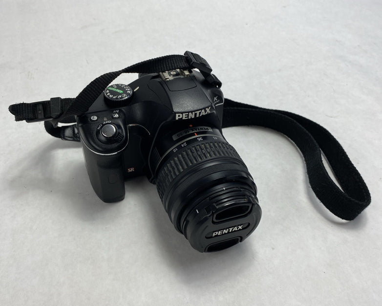 Pentax K2000 DSLR 10.2 MP Digital Camera With Bag And Flash No Cable - Tested