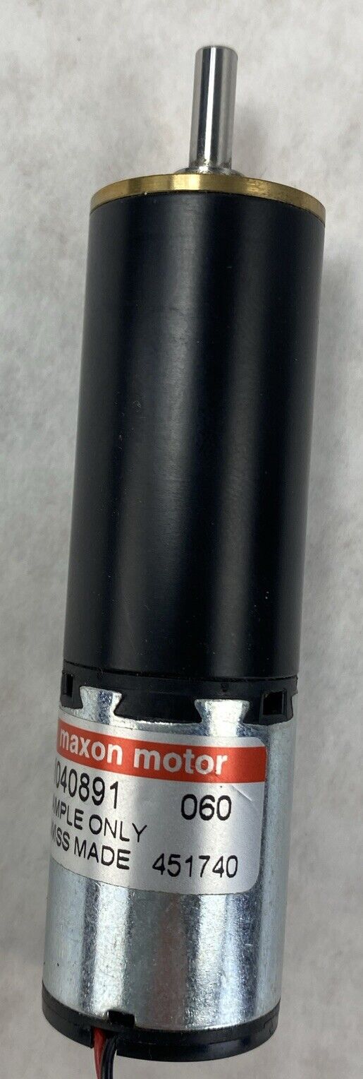 Maxon M040891 060 451740 Swiss DC Servo Motor Sample TESTED