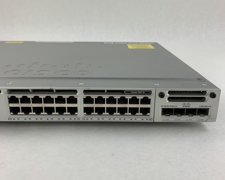 Cisco Catalyst 3850 WS-C3850-24T-E V07 24 Port Gigabit Switch Tested  1G Module