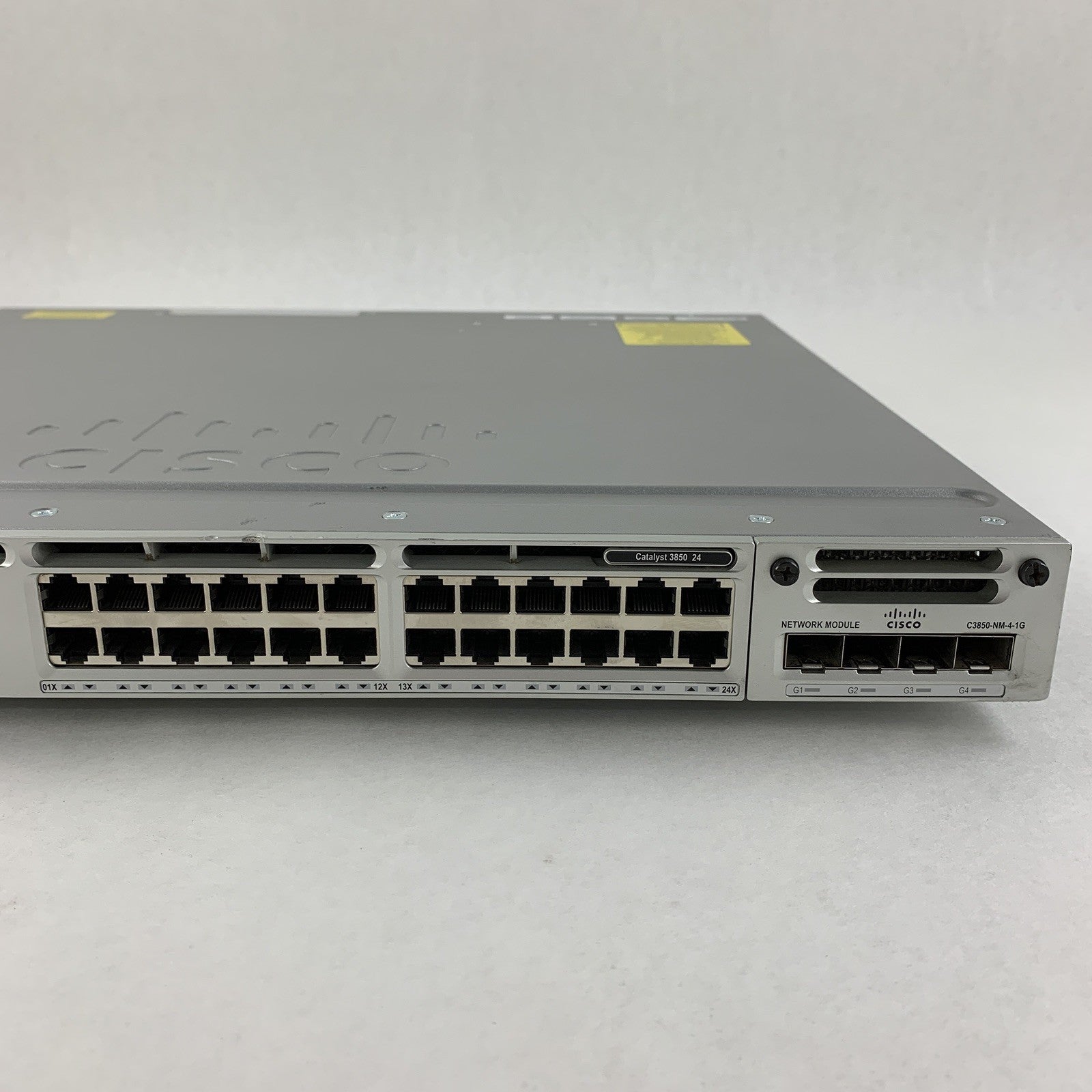 Cisco Catalyst 3850 WS-C3850-24T-E V07 24 Port Gigabit Switch Tested  1G Module