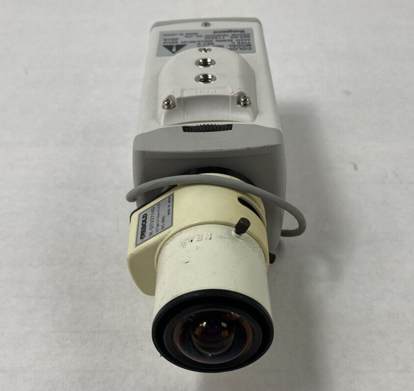 Ikegami ISD-A20 Color Security Camera 1/3" 2.7-12mm Lens For Parts or Repair