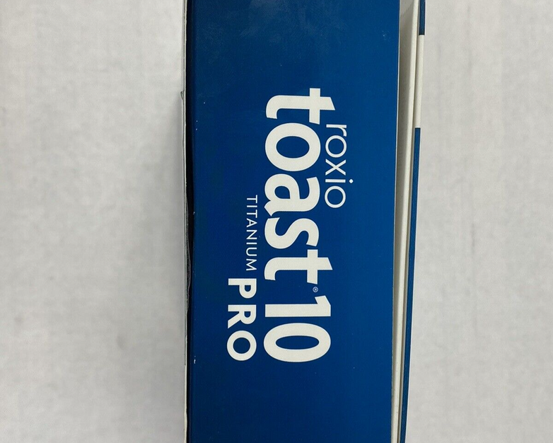 Open Box Roxio Toast 10 Titanium Pro For Mac