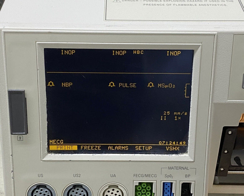 GE 0129 Corometrics 120 Series Maternal Fetal Monitor