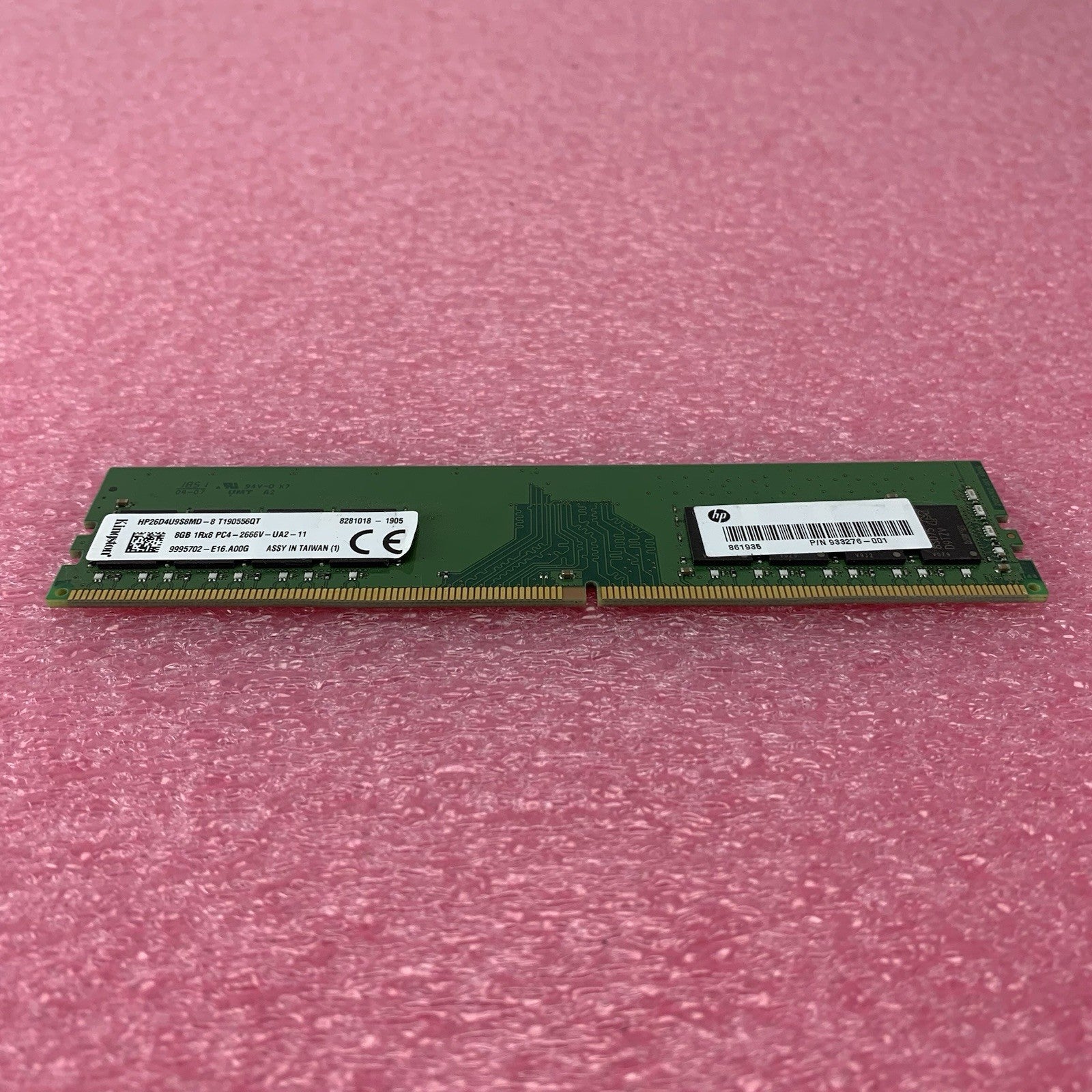 Kingston HP26D4U9S8MD-8 PC4-2666V-UA2-11 8GB 1Rx8 Desktop Memory RAM1