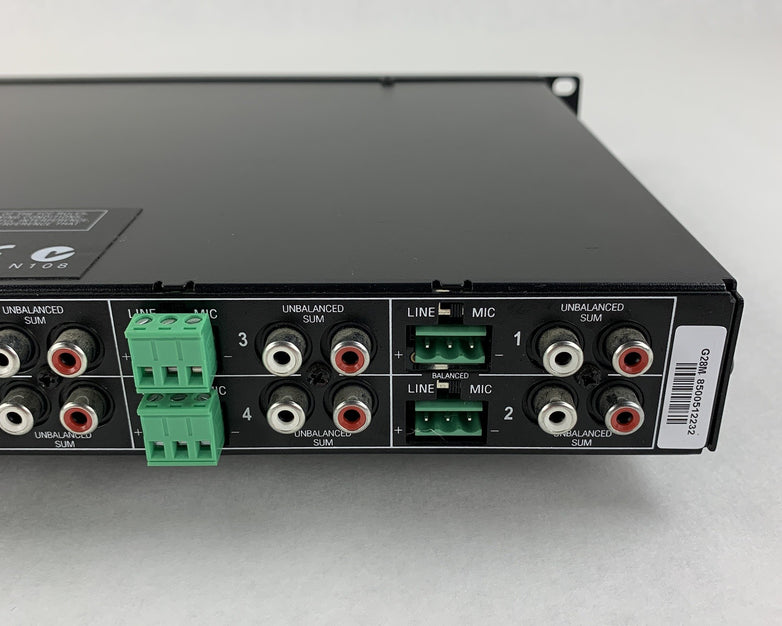 Crown 28M Eight Input Two Output Pre-Amplifier Mixer Tested