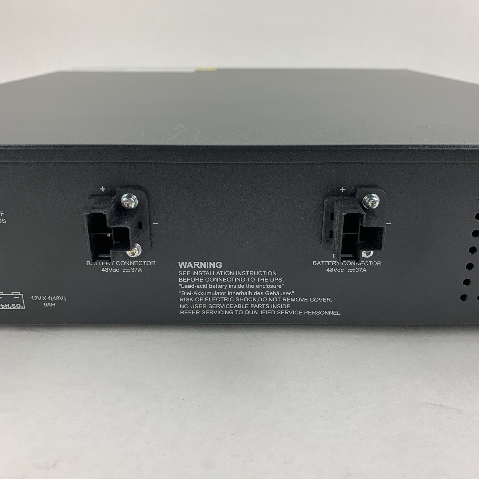 Emerson GXT3-48VBATT Power Supply Battery Pack w/ Cables No Batteries