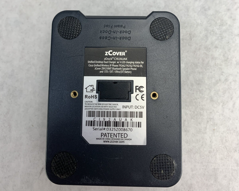 zCover zDock CI92AUAK Unified Desktop Dual Charger (Lot of 2)