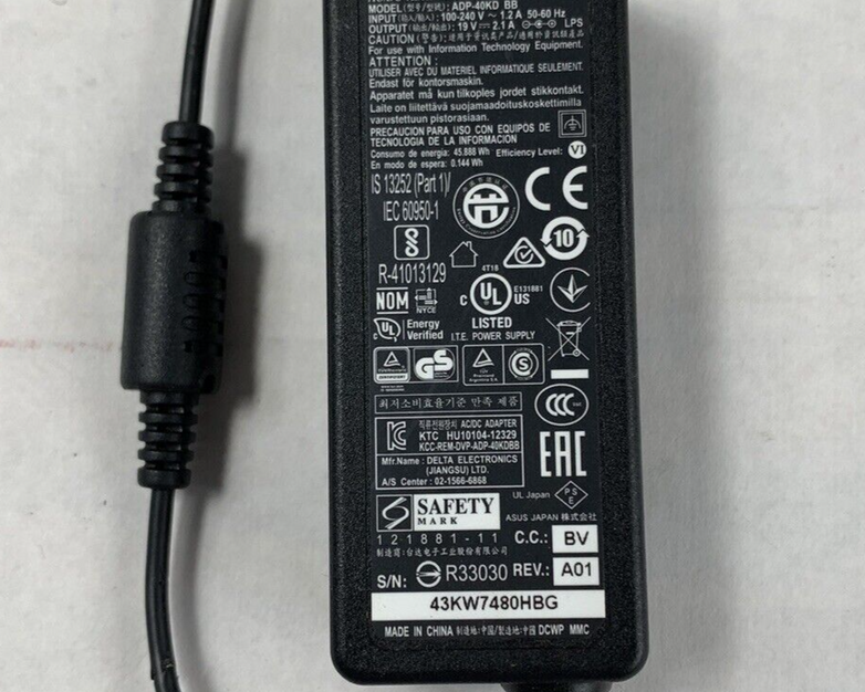 Lot of 100 Asus ADP-40KD BB AC Adapter  40W 19V 2.1A Tip 4.0mm
