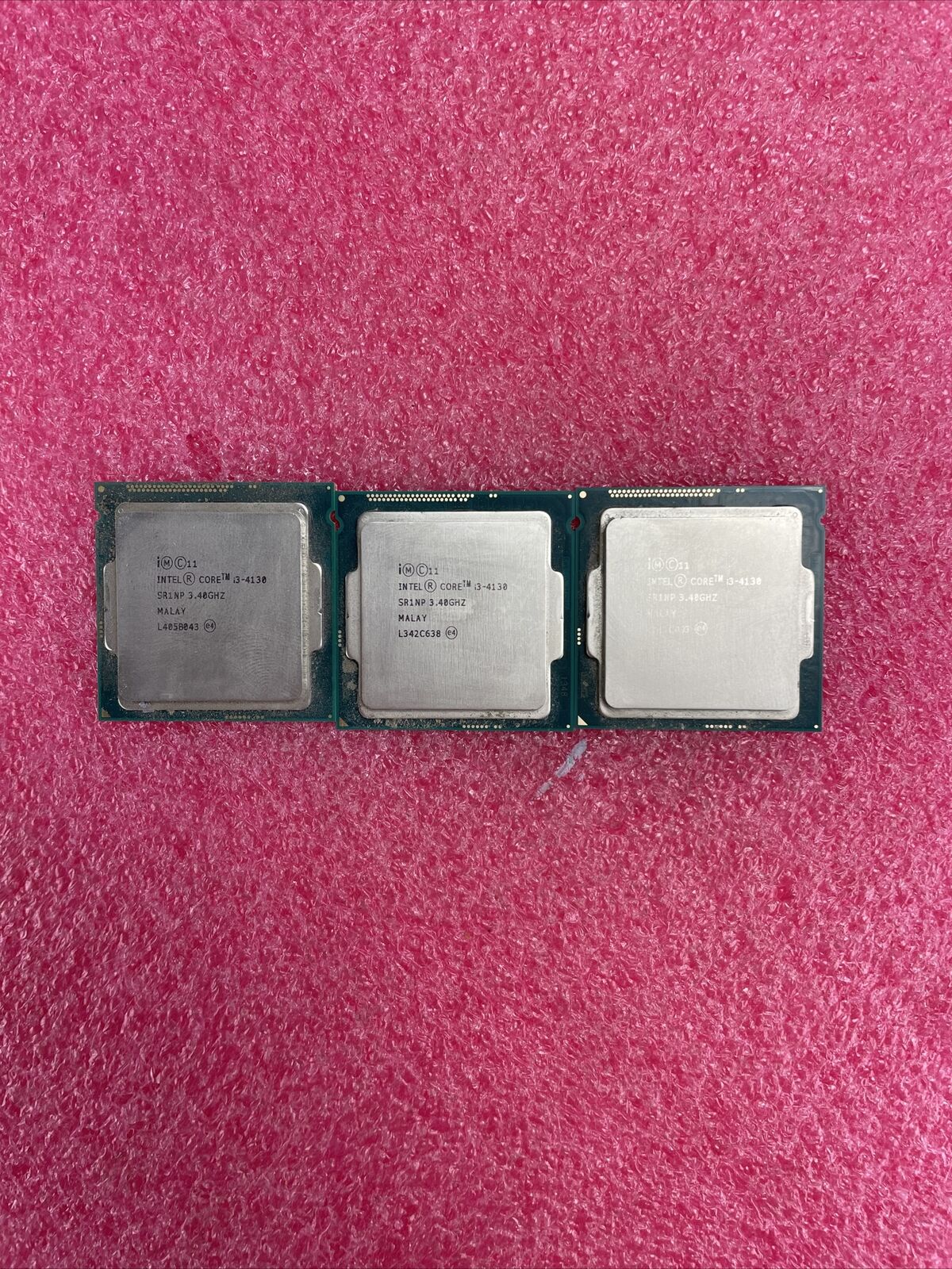 Lot of 3 Intel Core i3-4130 SR1NP 3.4GHz Processor