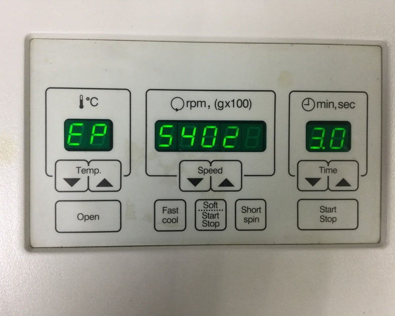 Eppendorf 5402 Centrifuge  Includes Power Supply  Err 6  Parts or Repair Only