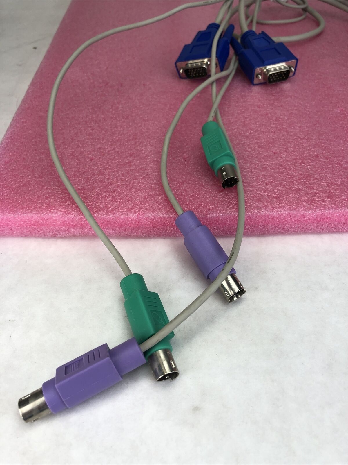 Minicom 1SU51019 RICC-PS/2 VGA Network Cable KVM Switch Extender (Lot of 2)