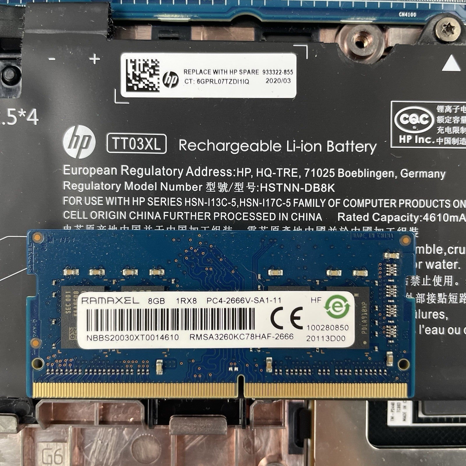 HP EliteBook 850 G6 15.6" i5-8365U 1.60 GHz 8GB RAM No SSD/OS/AC - Curved Bottom21