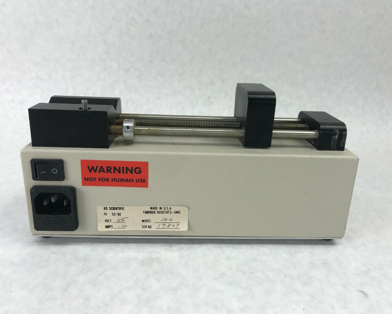 KD Scientific Model 100 Laboratory Syringe Pump - Parts or Repair