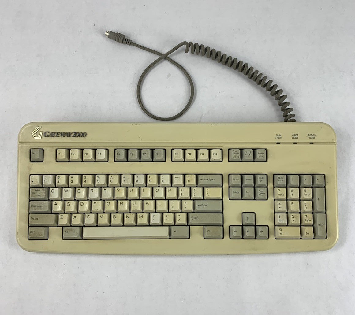 Gateway 2000 2189013-00-002 PS/2-Wired Vintage Mechanical Keyboard - Tested5
