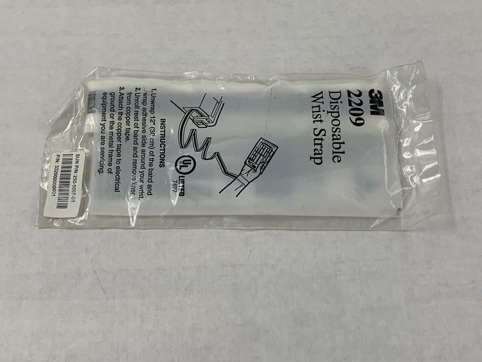 SUN 250-1007-01 Brand 3M 2209 Static Protection Wrist Grounder Lot of (6)