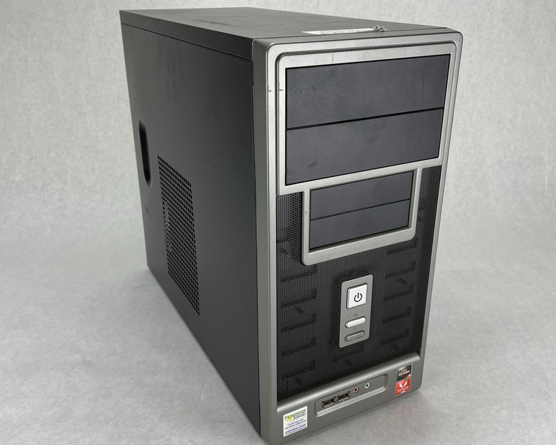 Vintage Retro Black Sleeper Build mATX Case Barebones 300w Power Supply