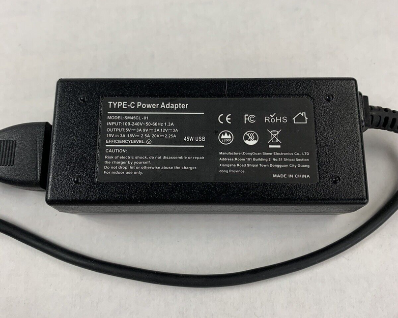 Lot of 8 Total Micro SM45CL-01 50-60 Hz 45W Power Supply Adapter