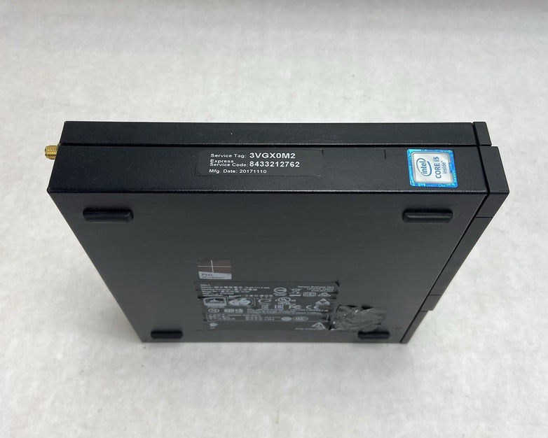Dell Optiplex 3050 Micro Intel Core i5-6500T 2.5GHz 8GB RAM w/AC No HDD\OS