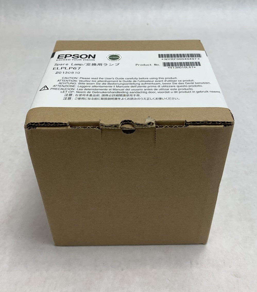 Epson ELPLP 67 OEM Projector Spare Lamp - New Sealed1
