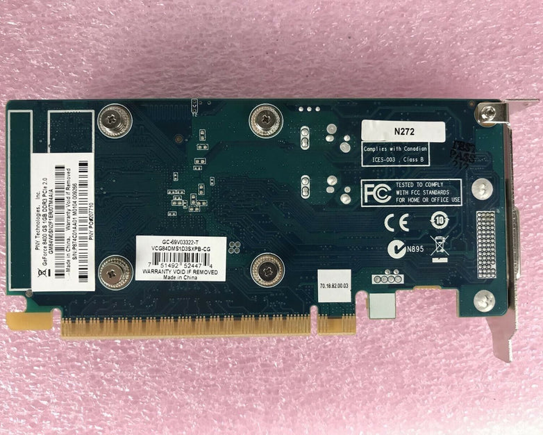 PNY GeForce 8400 GS 1GB DDR3 PCIe Graphics Card (Lot of 3)