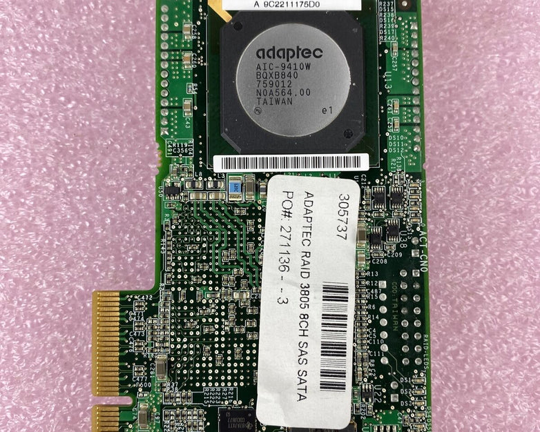 Adaptec Raid Controller Card ASR-3805 128MB