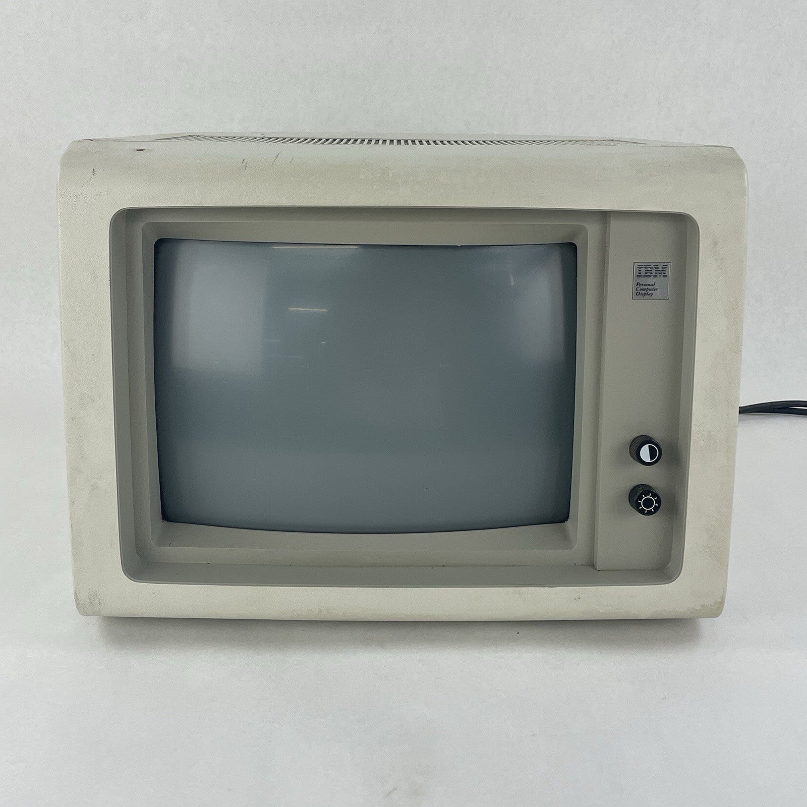 Vintage IBM 5151 Personal Computer Display CRT Monitor Parts or Repair