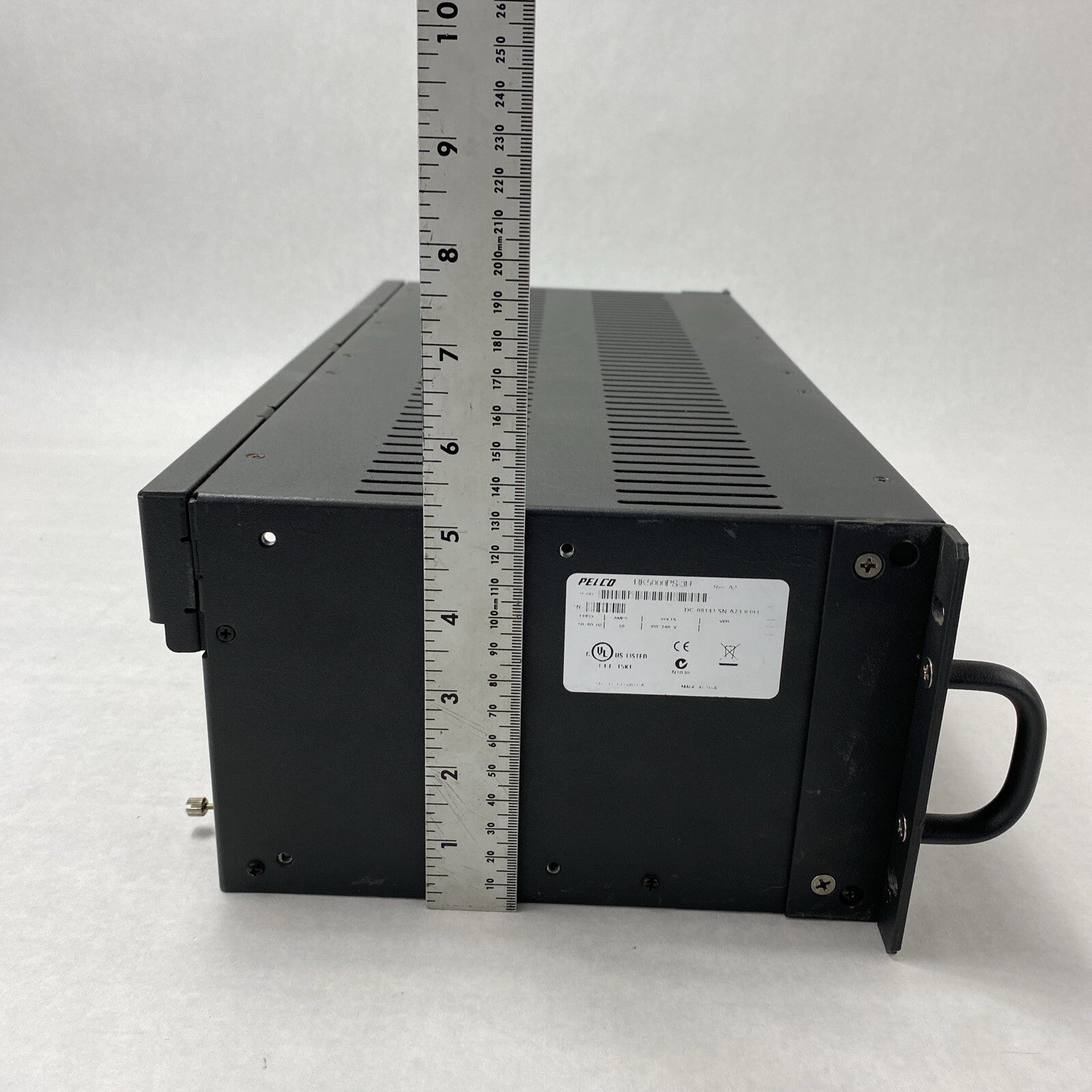 Pelco RK5000PS-3U Rack Mount Chassis For Fiber Optic And UTP Modules