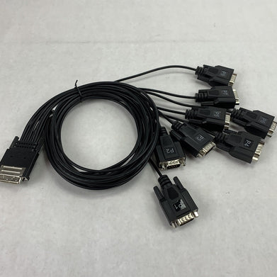 Digi 76000529 8pt DB9M DTE 232 Fan-Out Cable