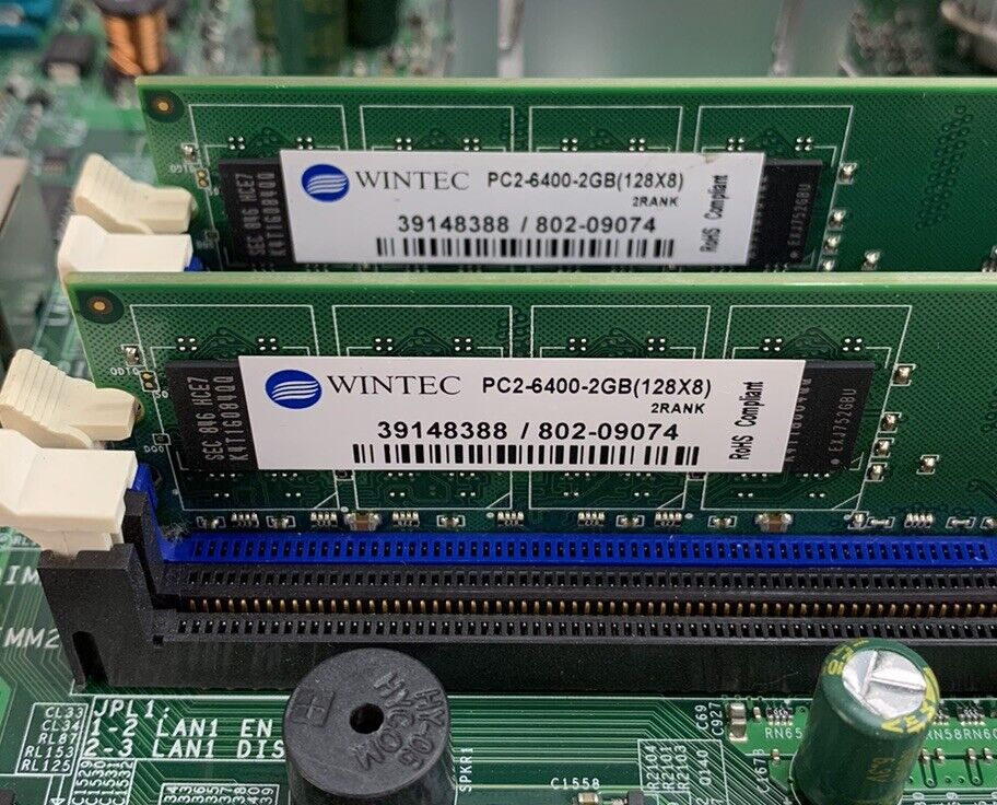 SuperMicro X7SBI Motherboard Intel Core 2 Quad Q6600 2.4GHz 4GB RAM w/ Shield
