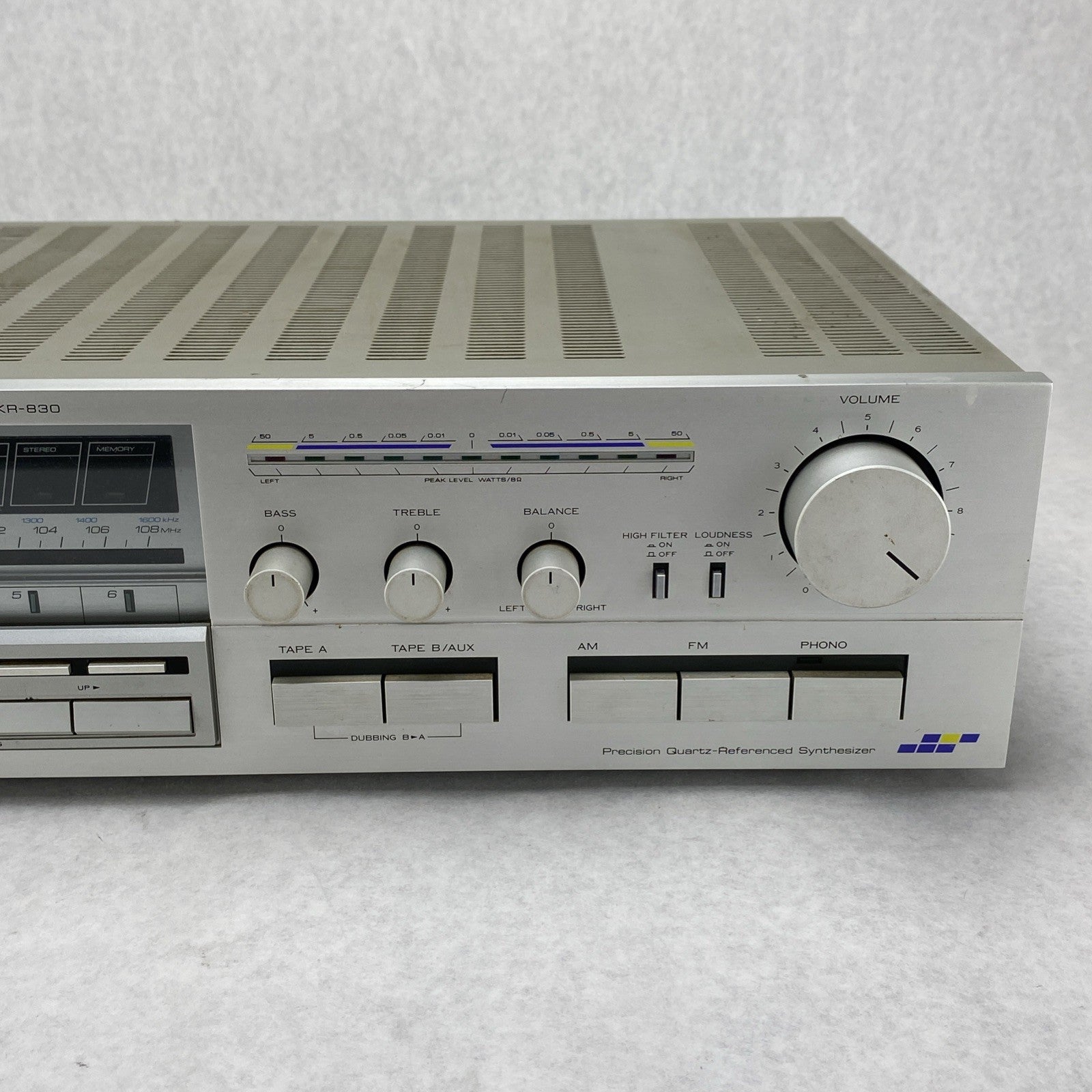 Kenwood KR-830 Computerized High Speed Stereo Receiver Tested