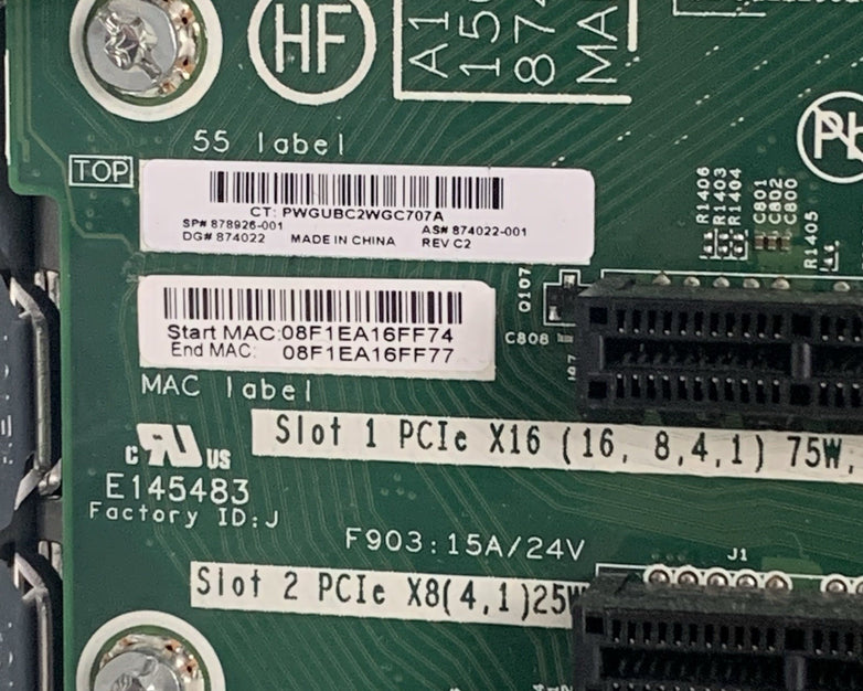 HP ML110 Gen10 8xSFF Server 1x Bronze 3104 1.7 GHz 24 GB Ram No HDD No OS
