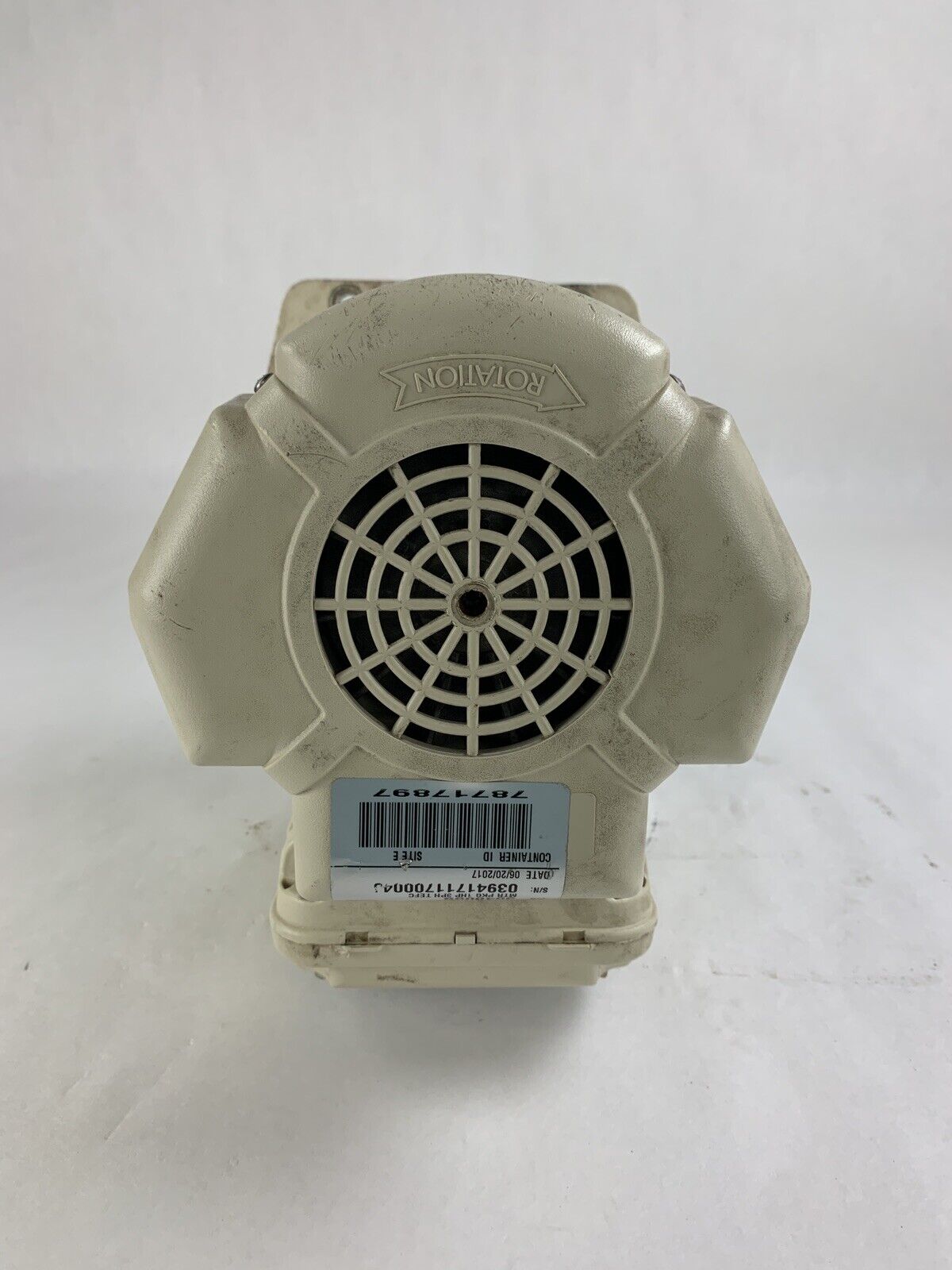 Electric Pump Motor 208-230/460VAC 3Ph 3450RPM Frame 56Y for Parts and Repair