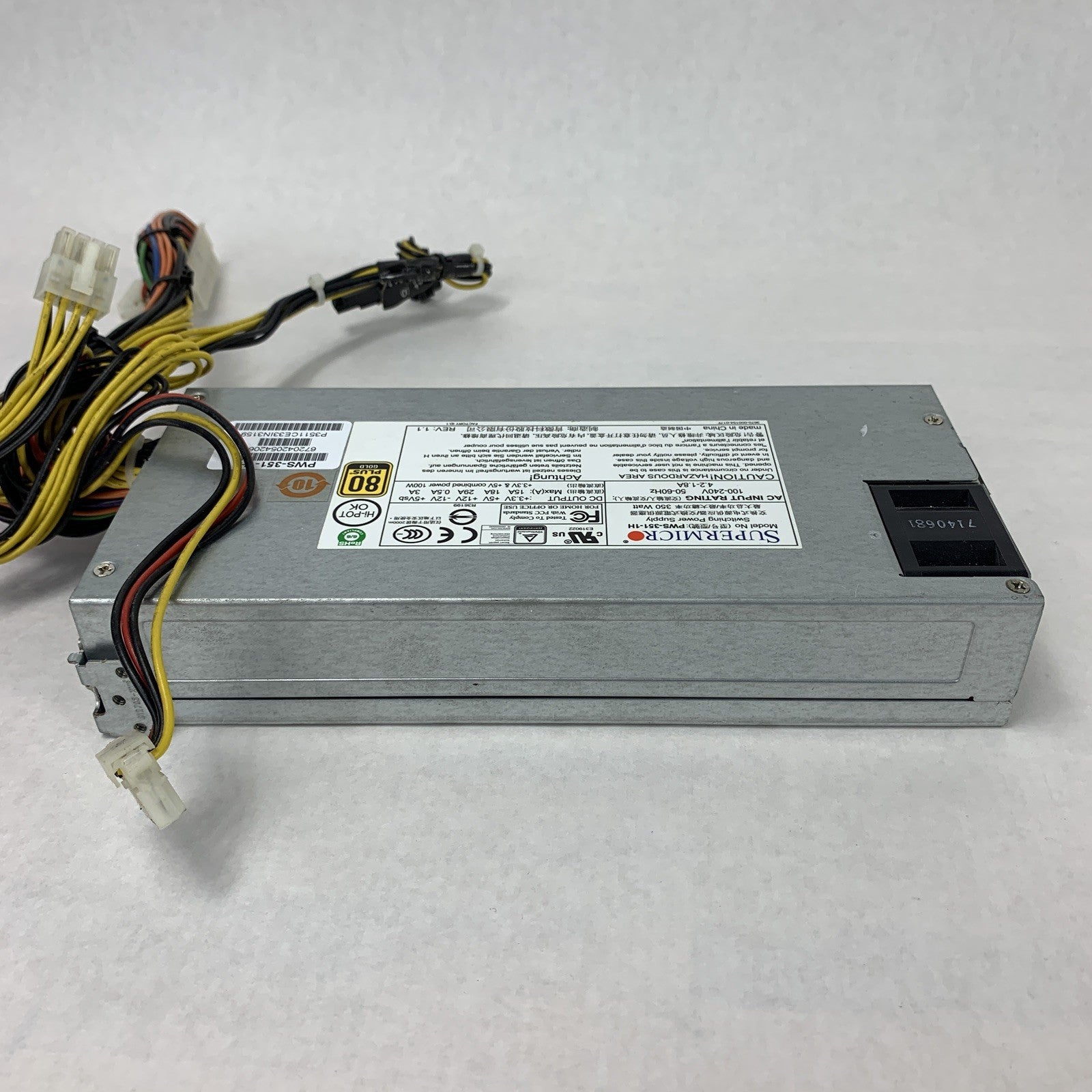 Supermicro PWS-351-1H Switching Server Power Supply 350W
