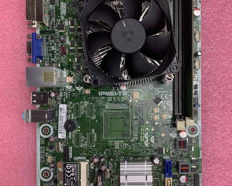 HP IPM61-TB MT Motherboard Intel Core i3-3240T 2.9GHz 4GB RAM 1 Stick w/ Shield