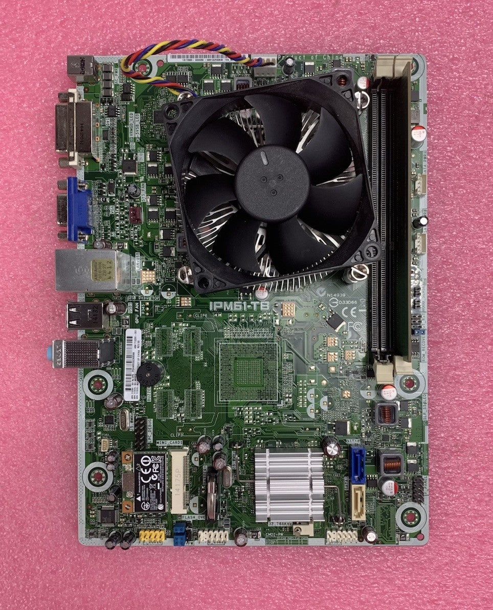 HP IPM61-TB MT Motherboard Intel Core i3-3240T 2.9GHz 4GB RAM 1 Stick w/ Shield6