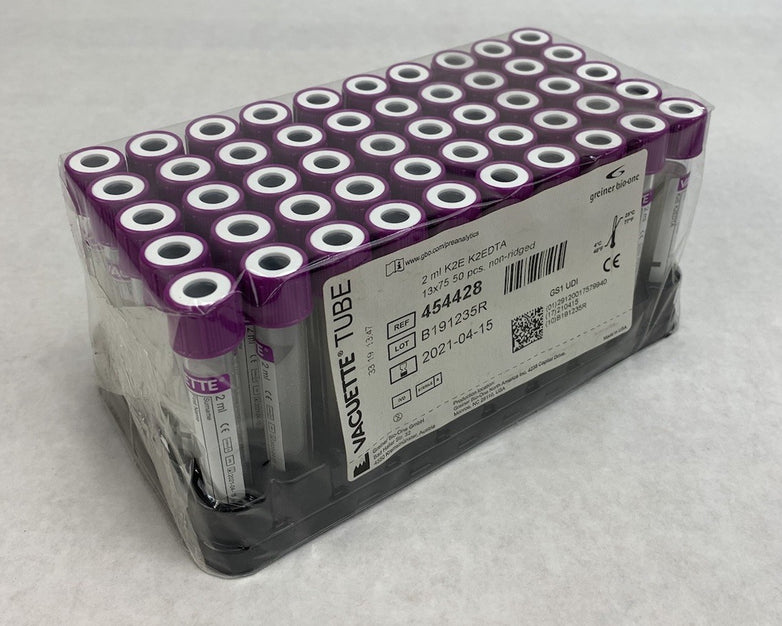 Vacuette 454428 2ml K2E K2EDTA 13x75 50pcs Tubes