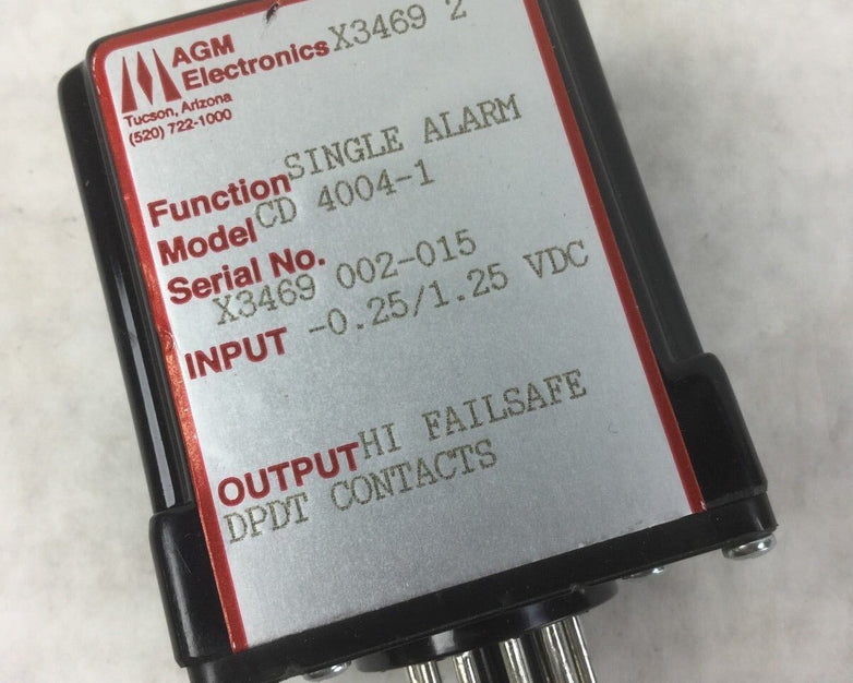 AGM Electronics X3469 2 Single Alarm CD 4004-1